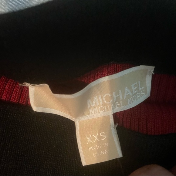 New with tags Maroon and Black MK Pencil Skirt Size XXS. - Picture 3 of 4